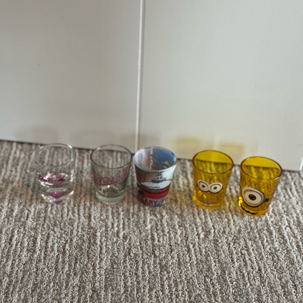 Bundle Lot of Shot Glasses